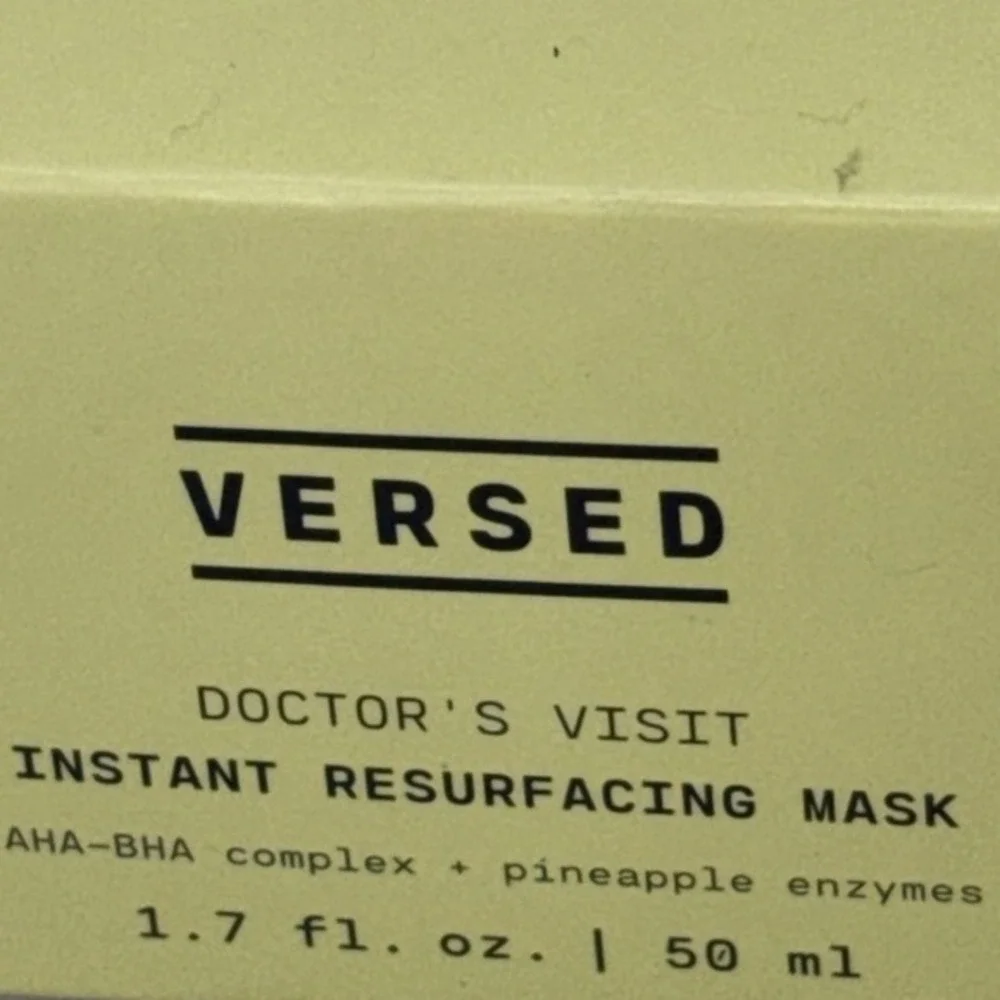 Versed Doctors Visit Instant Resurfacing Mask 1.7oz AHA‎ BHA Enzyme Lot of 2